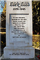 Mold War Memorial (detail)