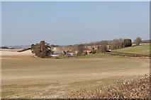 SU5528 : Ovington Down Farm by Peter Facey