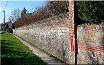 SU3923 : Wall at Ampfield by Graham Horn