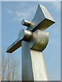 Steel sculpture (detail)  near Spring Vale, Wolverhampton