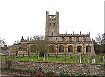 SP1501 : Parish Church of St. Mary the Virgin (1), Fairford by P L Chadwick