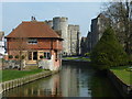 The Great Stour looking towards Westgate Towers