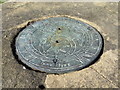 Another view of the old sundial in the Bodlondeb recreation ground, Conwy