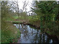 River Bollin at Mill Lane bridge, Castle Hill, Cheshire