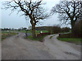 Left to Higher House Farm, right to Middle House