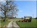 Access Lane to Tanners House with Machinery