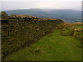 Dry stone wall above the Irwell valley