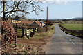 The B6438 road at Greenburn