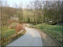 SD9529 : Lane at Rodmer Clough, Blackshaw by Humphrey Bolton