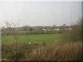 Over the fields to the A664