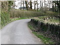 Sharp bend in the Drumlee Road