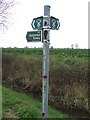 TL9976 : Byway Sign by Keith Evans