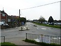 Mini-roundabout at the Hyde Lane junction with the High Street