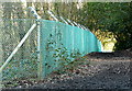 SU4221 : Fence by the railway by Graham Horn
