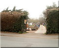 Afon Terrace entrance to Woodland Road allotments, Cwmbran