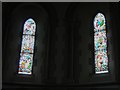 Windows in the apse of Shackleford church