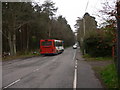 Bus going on Thursley Road