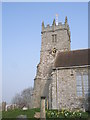 SZ5281 : Godshill, All Saints: church tower by Basher Eyre