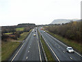 Quiet time on the A55