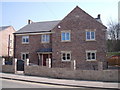 New build housing, Piccadilly Road, Chesterfield