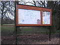 Distinguished Notice Board, Highbury Park