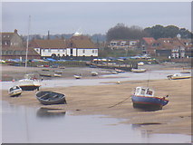 TF8444 : High and Dry at Burnham Overy Staithe by Colin Smith