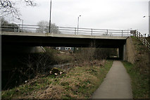 SK2960 : New A6 bridge over the Derwent by David Lally