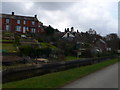 Canal-side houses in Froncysyllte