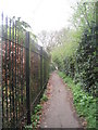 The footpath from Low Street to Top Street, Elston