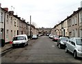 Canon Street, Newport, viewed from the northern end