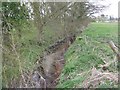 Moat Brook upstream of  Codsall footbridge