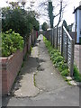 Footpath between Norrington Road and Pickering Street, Loose