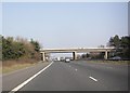 Bridge carrying Lightfoot Green Lane over the M55