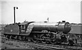 A named Gresley V2 2-6-2 in York Locomotive Yard