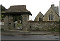 All Saints: the parish church and lych gate at Wouldham