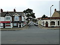 Looking from West Worthing Station across Tarring Road and into Valencia Road