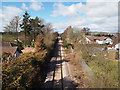 Railway line, west of Bridge of Earn