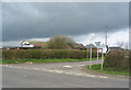 Farm buildings at the crossroads