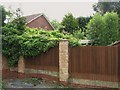 The course of the Chaffinch Brook south of Morris Close, CR0