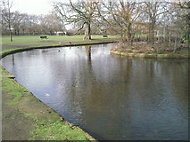 TQ2774 : Bolingbroke Stock Pond, Wandsworth Common by Marathon