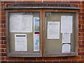 TM3864 : Kelsale cum Carlton Village Notice Board by Geographer