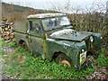 Old classic Landrover on Wenlock Edge