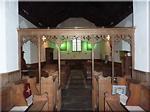 SD6994 : The Parish Church of St Mark, Cautley, Interior by Alexander P Kapp