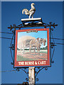 The Horse and Cart sign