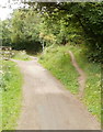 Side track heads away from National Cycle Route 49, Malpas, Newport