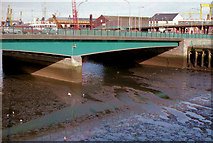 J3474 : Weir and cross-harbour bridges, Belfast (34) by Albert Bridge