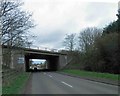 M69 motorway bridge over B4029 Bulkington Road