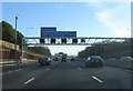 Junction 19, M25, clockwise