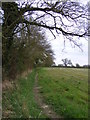 Footpath to Gortons Cottages & the A1120 High Road