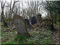 Neglected graveyard at Wern, near Minera